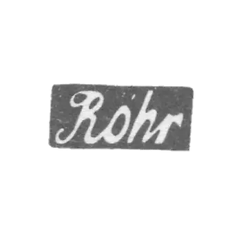 Mr. Roer L. (Rohr L.) - Vilno - initials of Rohr - 1807-1837.