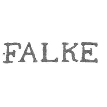 克莱莫大师福尔克 约翰·埃里克森 - 列宁格勒 - 首字母“FALKE”