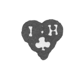 希尔德布兰特·约翰·戈特弗里德大师的印记 - 圣彼得堡 - 缩写"I-H"和三叶草