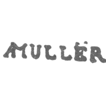 克莱莫大师穆勒·安德烈亚斯 - 列宁格勒 - “AMULLER”的首字母