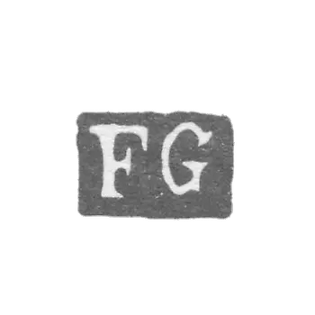 Claymo of an unknown master Leningrad - initials FG - 1834-1858.