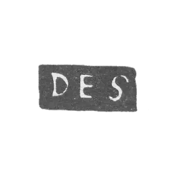 Klemo, unknown Master Tobolska, initials of DES 1778-1794.