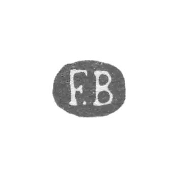 克莱莫大师伯奎斯特·埃利亚斯 - 列宁格勒 - “F.B”的首字母