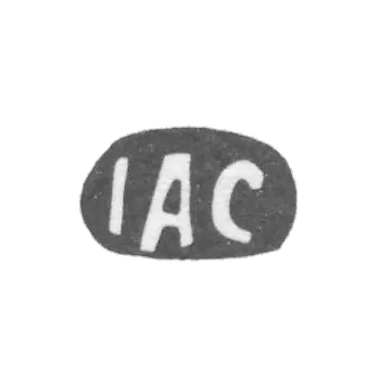 西特尼科夫大师伊凡·阿列克谢耶夫 - 红色 - 首字母“IAS” - 1896年.