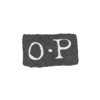 Claymo Master Pettelius Otto Reinhold - Leningrad - initials "O-P."