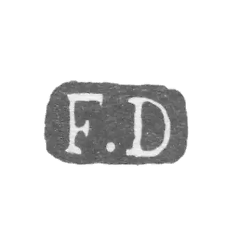 克莱莫大师德雷文森 - 约翰·弗里德里希 - 列宁格勒 - 首字母“F.D”