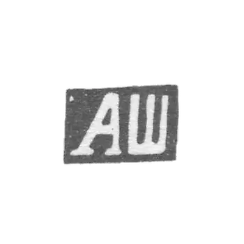 Claymo of an unknown master of Orgeev, the initials of AS 1868-1871.