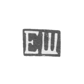 Claymo of an unknown master of Moscow - initials of the ES - 1862.