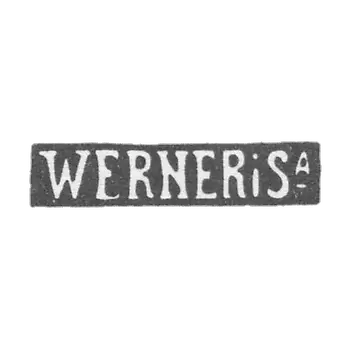 Minsk大师Werner T.的污名 - 缩写“ Wernerisa”  -  1875- 1894年。