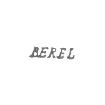 Claymo Master Berel - Leningrad - BEREL initials