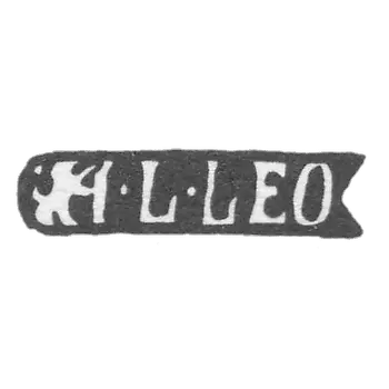 The stigma of the master Leo Jacob Leonard - Leningrad - initials "I -L -LEO"