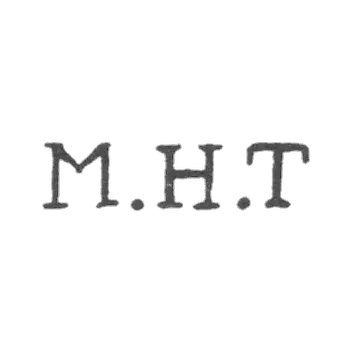 克莱莫大师蒂里翁·米哈埃尔·亨利克 - 列宁格勒 - 首字母“M.H.T”