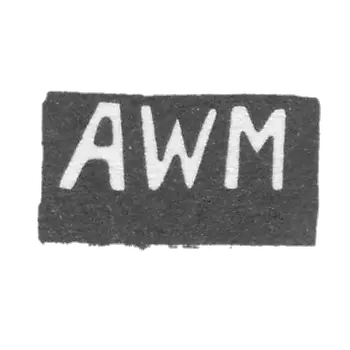 瓦尔德曼大师亚伯拉罕的污名 - 塔林 - 缩写“ AWM”  -  1756-1784。