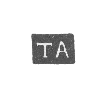 The stigma of the master Ananin Timofei - Vladimir - the initials "TA" - 1853-1863.