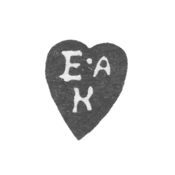 Claymo of an unknown master of Moscow - initials of E-A C - 1777-1778.
