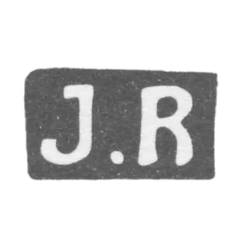 鲁宾·约瑟普（Rubin Iozep）的大师印章 - 塔林 - 缩写为“J.R”
