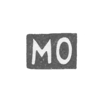 在莫斯科未知大师的克莱莫 - 首字母“MO” - 1828年.