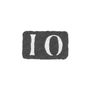 Claymo Master Akbrella Johann Friedrich - Leningrad - initials IO