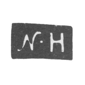 Claymo of an unknown master of Moscow - initials N-H - 1802.