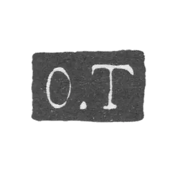 克莱莫大师图斯曼·奥托·弗雷德里克 - 列宁格勒 - “O.T”的首字母
