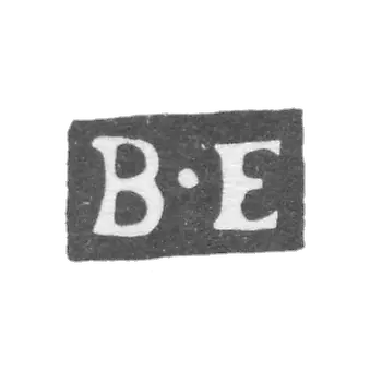 Claymo of an unknown master of Moscow - initials of V-E - 2nd half of the 18th century