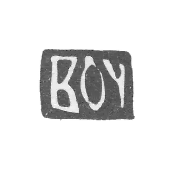 Kleimo, an unknown master of Moscow, initials of the VOC, 1704.