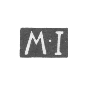 Claymo of unknown master Ryazani - initials of MI - 1789.