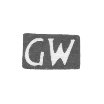 沃尔夫·乔治·威廉大师的污名 - 塔林 - 缩写“ GW”  -  1838-1882。
