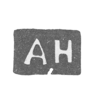 Claymo of an unknown master of Moscow - initials of the AN - 1852-1860.