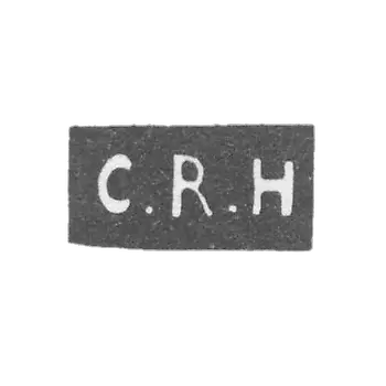 Claymo of unknown Master Pskov - initials of C.R.H - 1881.