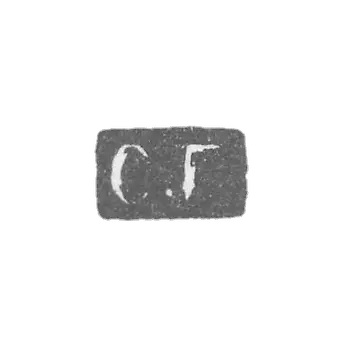 Claymo of an unknown master Leningrad - initials of O.G. - 1850.