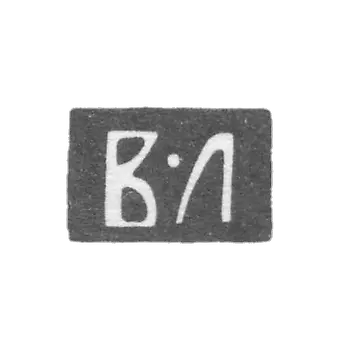 Claymo of an unknown master of Moscow - initials of V-L - 1830.
