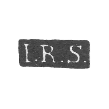 The stigma of the unknown master of Leningrad - the initials "I.R.S."- 1839