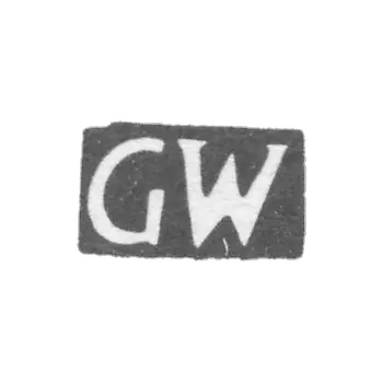 Claymo Master Weis Gustav - Tallin - GW initials - 1791-1818.