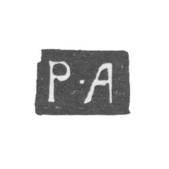 Claymo Master Artemyev Rodion-Jaroslavl - initials of R-A - 1795.