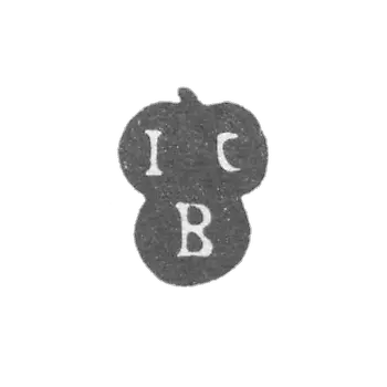 波罗夫斯基大师约翰·克里斯托夫 - 里加 - “ICB”的首字母