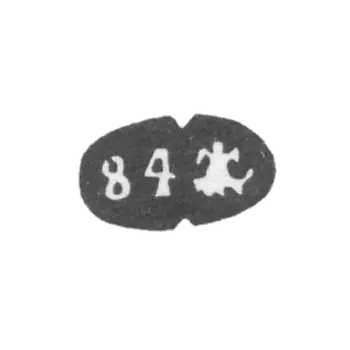 1880-1890 年 阿尔汉格尔斯克市首饰 "天使米哈伊尔"
