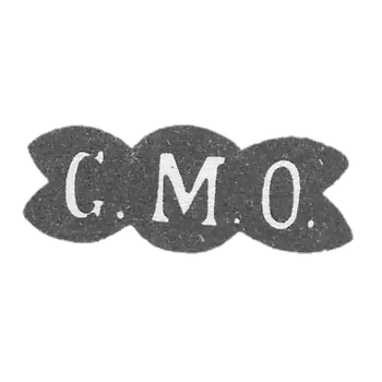 Claymo Master Okreblo Gustave Magnus - Leningrad - initials of G.M.O.