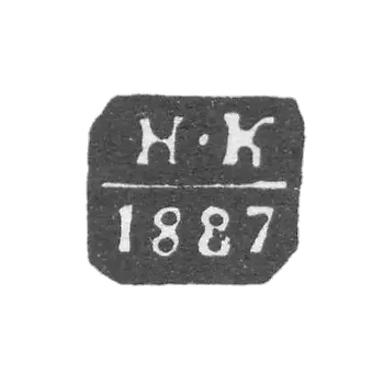 莫斯科的克莱莫新教大师-Corbic N.- N -K的发起人 -  1886- 1887年。