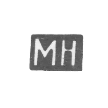 The Klemo Master of the Novovilov Mihail Efims, with the red initials of the "M" - the end of 19 - the beginning of the 20th century.