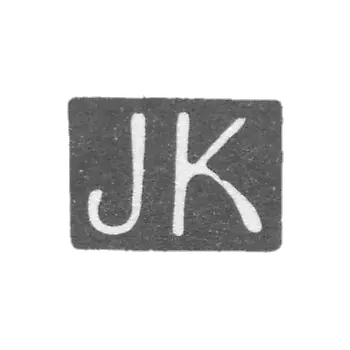 Claymo Master Copf Joseph - Tallin - initials "JK"
