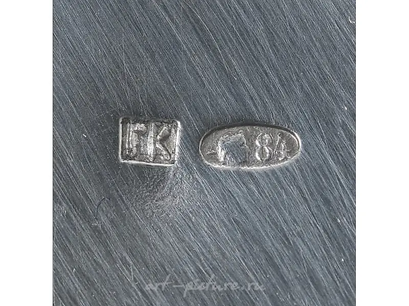 Серебряная стопа Густава Клингерта. Российская Империя, 1908-1916 гг. — фото 2