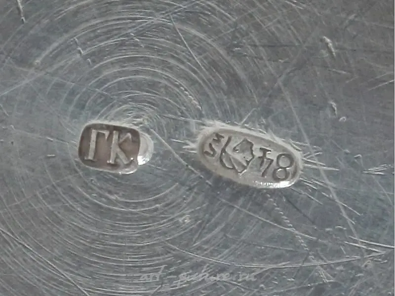 Серебряный подстаканник Клингерт Густав Густавович, Россия, 1899-1908 гг. — фото 3