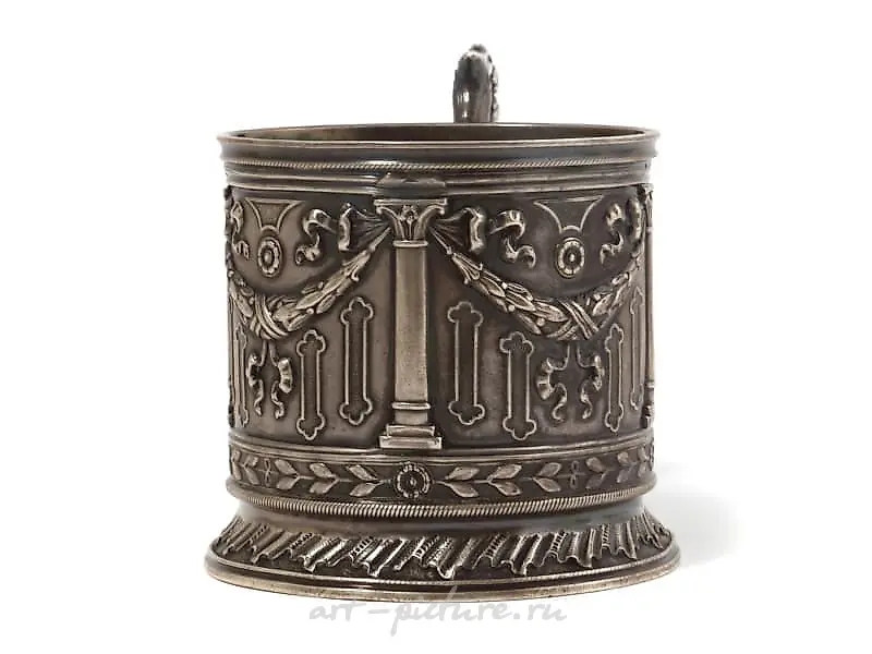 Серебряный подстаканник Клингерт Густав Густавович, Россия, 1899-1908 гг. — фото 7