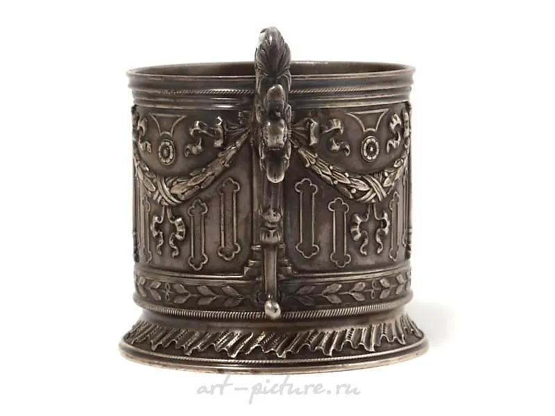 Серебряный подстаканник Клингерт Густав Густавович, Россия, 1899-1908 гг. — фото 6