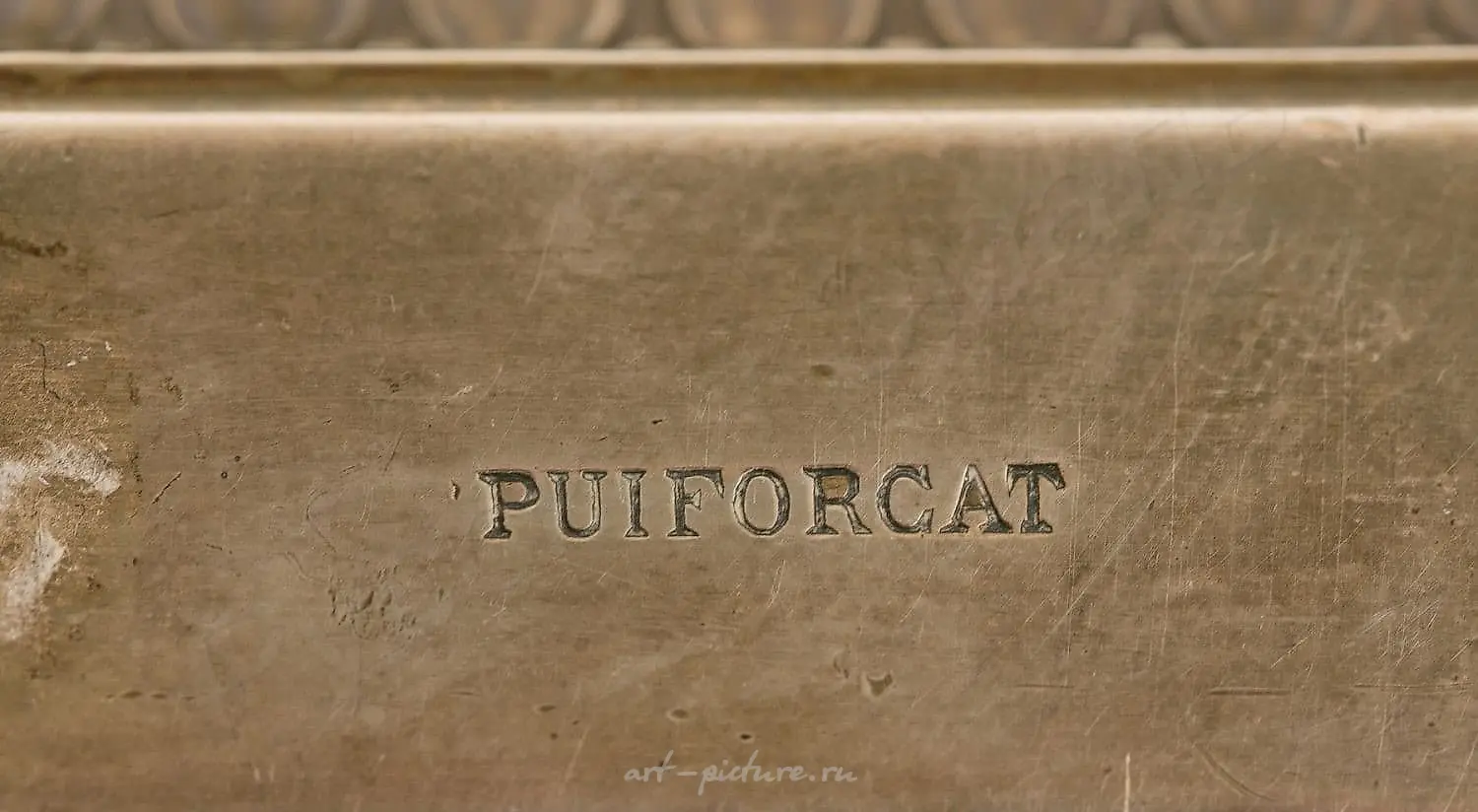 Bouillotte in the Empire style, Puiforcat, France, Paris, 19th century, silver, bone inlays. — photo 2