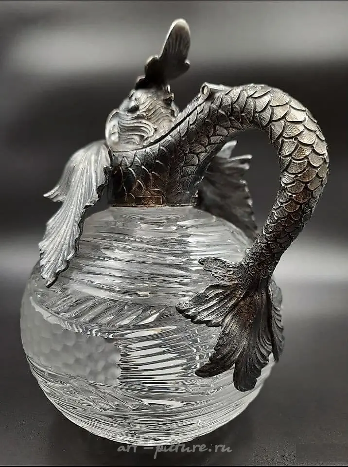 The text translates to "Fabergé Fish" in English. "Фаберже" refers to "Fabergé," and "Штоф Рыба" means "Fish." — photo 4