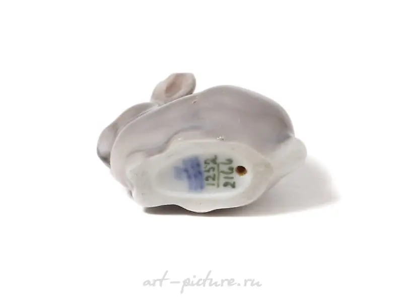 Porcelain figure "Rabbit". Royal Copenhagen, 1898-1923. — photo 2