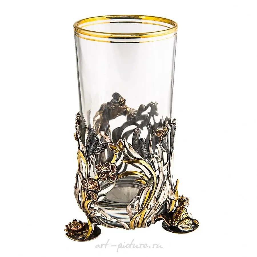The translation of "Серебряный подстаканник Иван-царевич" into English is "Silver cup holder Ivan Tsarevich." — photo 3