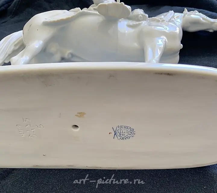 The porcelain figurine "Rider András Hadić von Futak" HEREND — photo 2